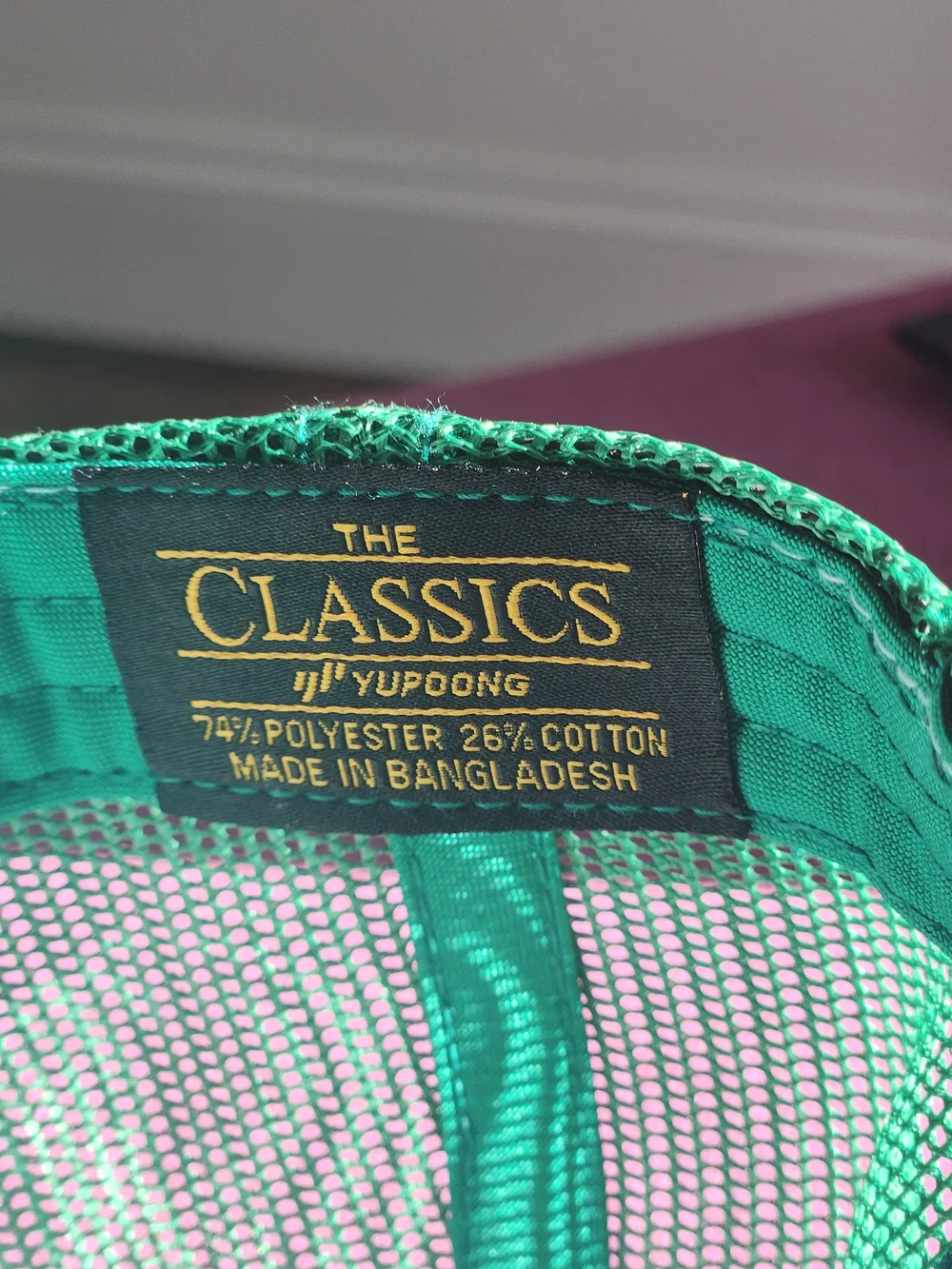 The Classic Green & White Hummingbird Trucker Cap